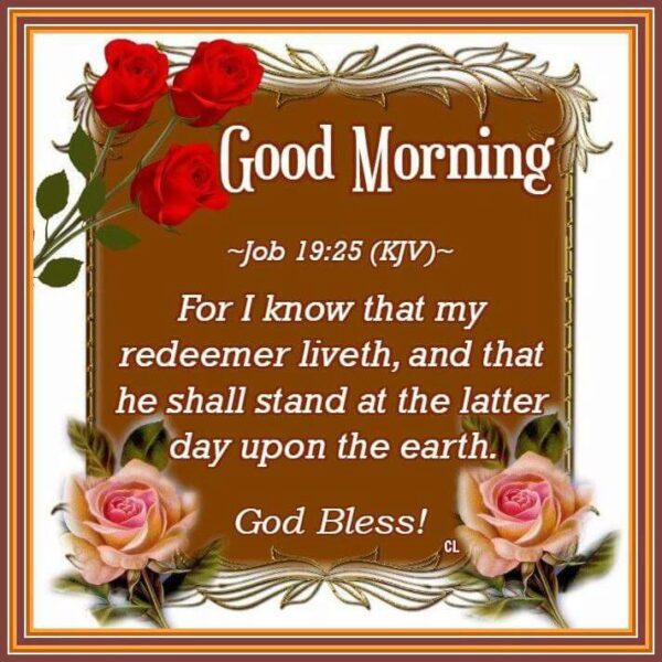 Good Morning Bible God Bless You