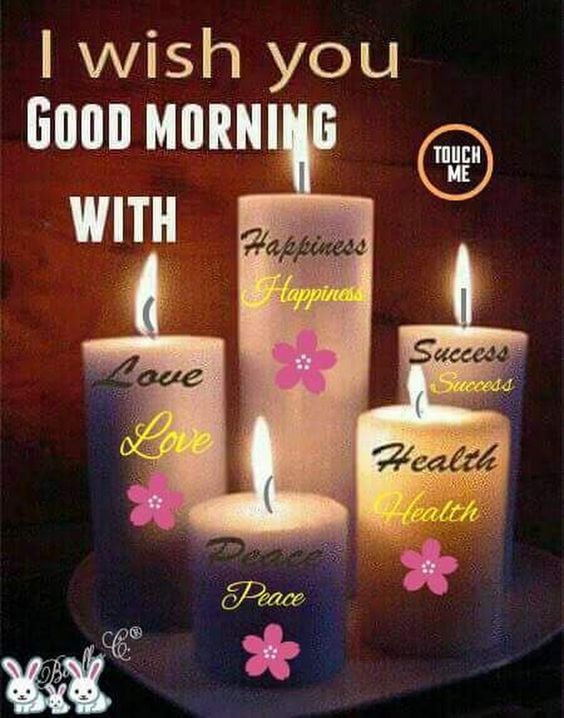 Good Morning Candle Image