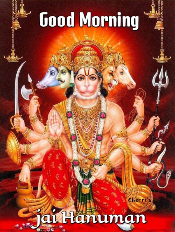 Good Morning Hanuman Ji Have A Wonderful Day Picture
