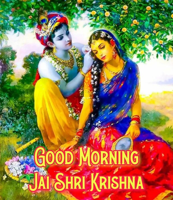 Good Morning Jai Shri Krishna Photo