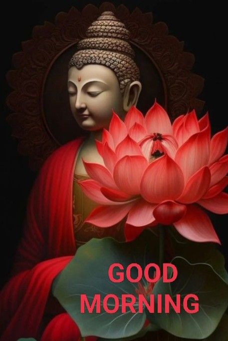 Good Morning Lord Buddha Photo