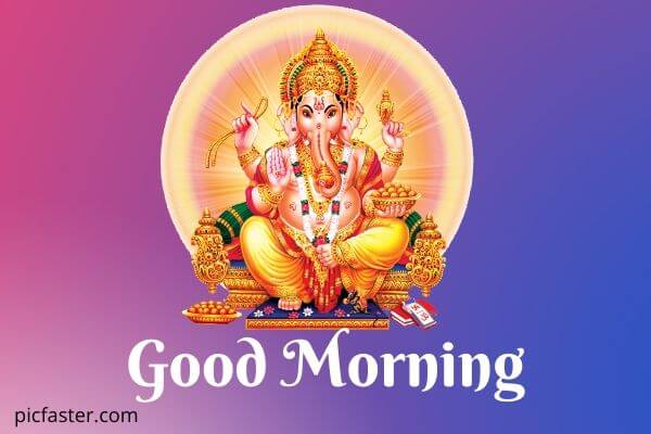 Good Morning Lord Ganesha Photo