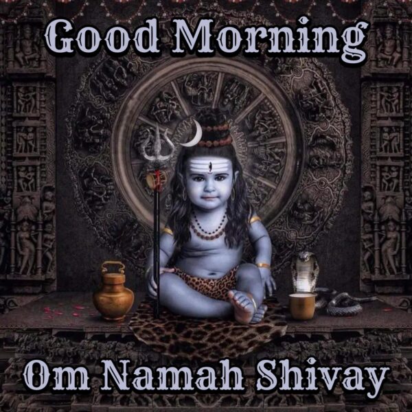 Good Morning Om Namah Shivay Baby Images