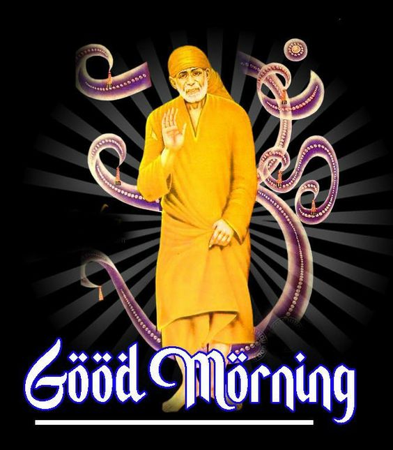 Good Morning Sabka Malik Ek Hai Sai Baba Images Free Download