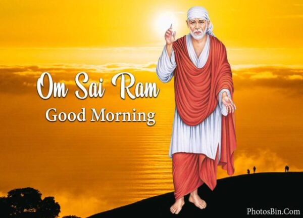 Good Morning Sai Baba Image