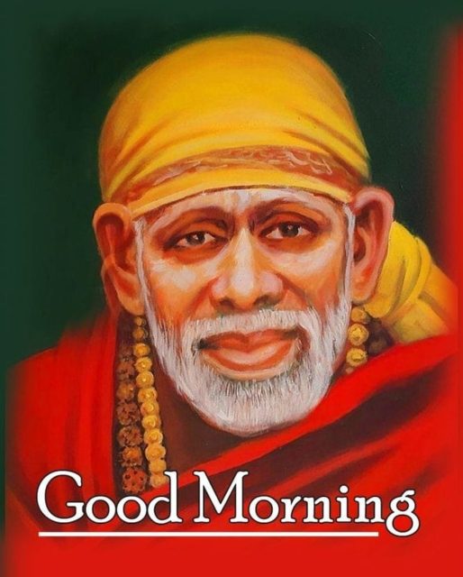 Good Morning Sai Baba Photo