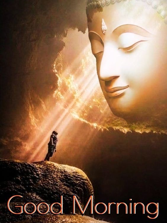 Good Morning With Beautiful Lord Buddha Photo