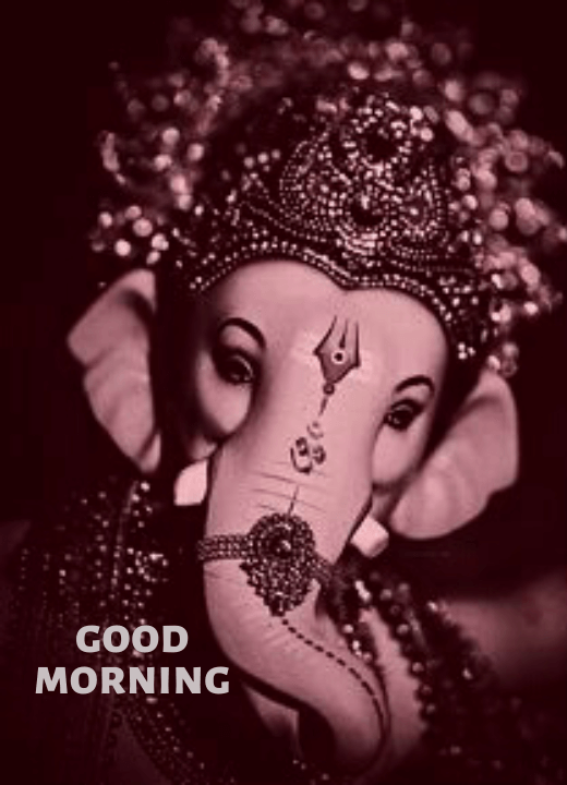 Good Morning With Ganpati Photo