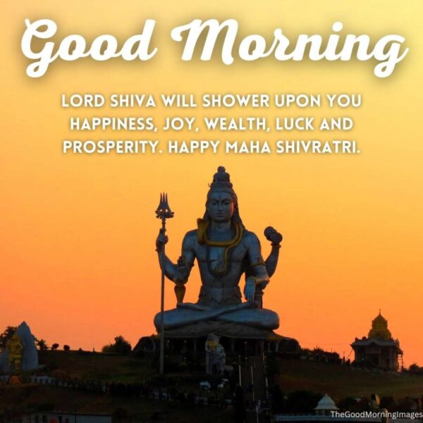 Good Morning With Lord Shiva Pic
