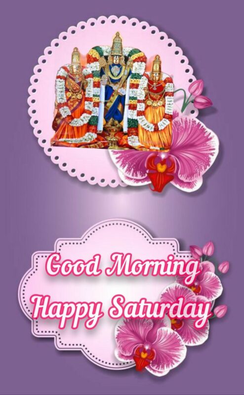 Happy Saturday Good Morning Balaji Image