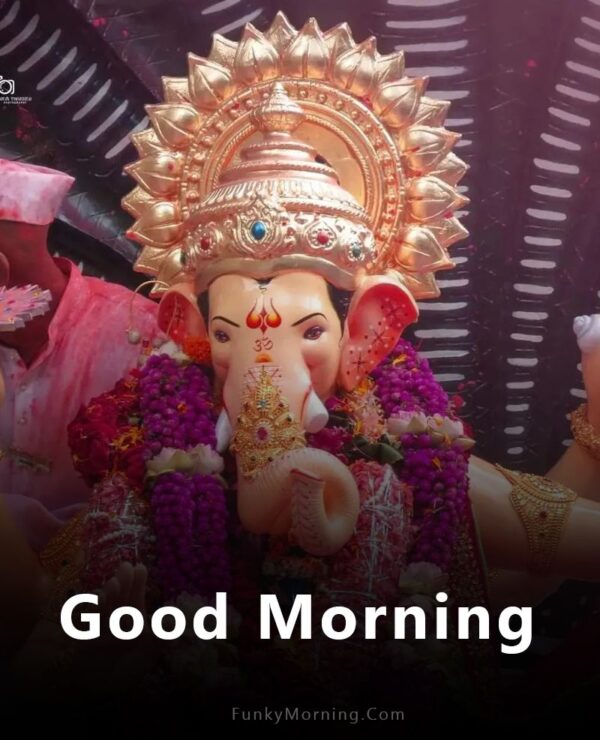 Lord Ganeshji Good Morning Pic