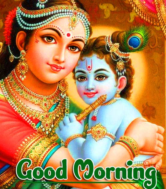 Radha Krishna Good Morning Pic