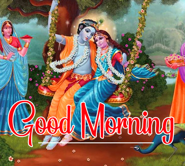 Radhe Krishna Best Good Morning Photo