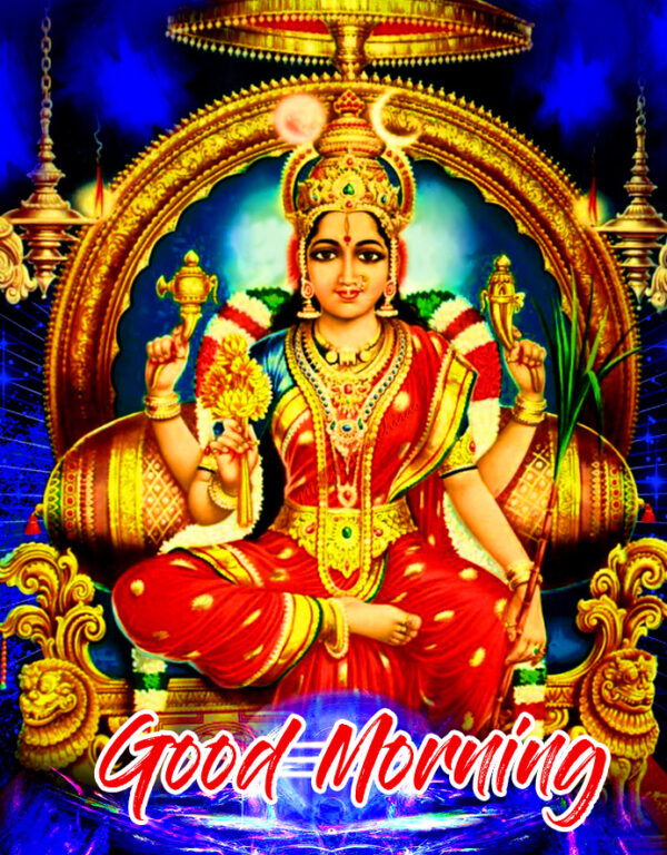 Santoshi Mata Good Morning Wallpaper