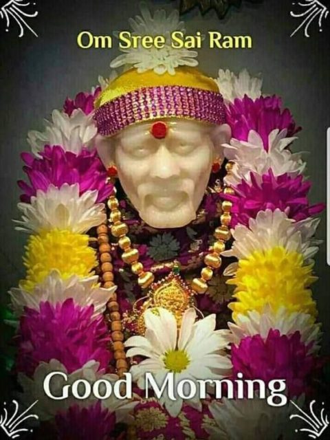 Wonderful Baba Of Shirdi Sai Good Morning Pics