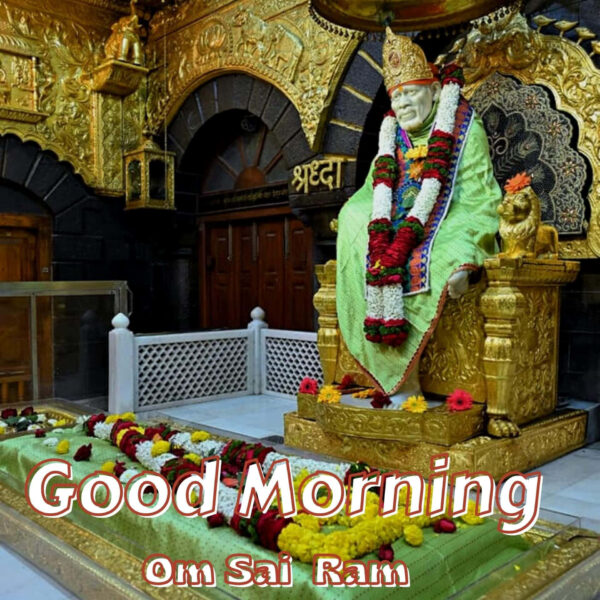 Wonderful Best Om Sai Ram Good Morning Image
